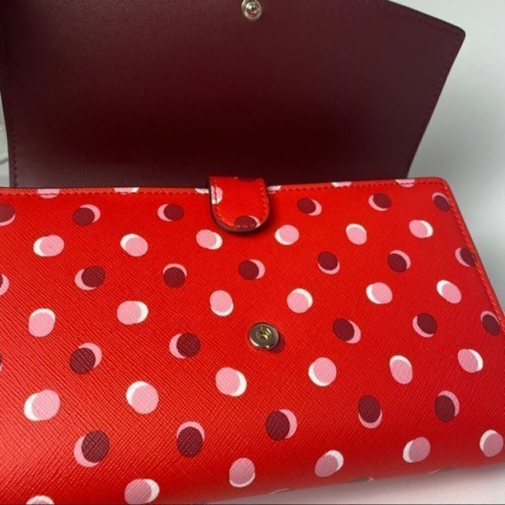 NEW Kate Spade Handbag Laurel Way Winni Red Crossbody Clutch Bag - Picture 11 of 12